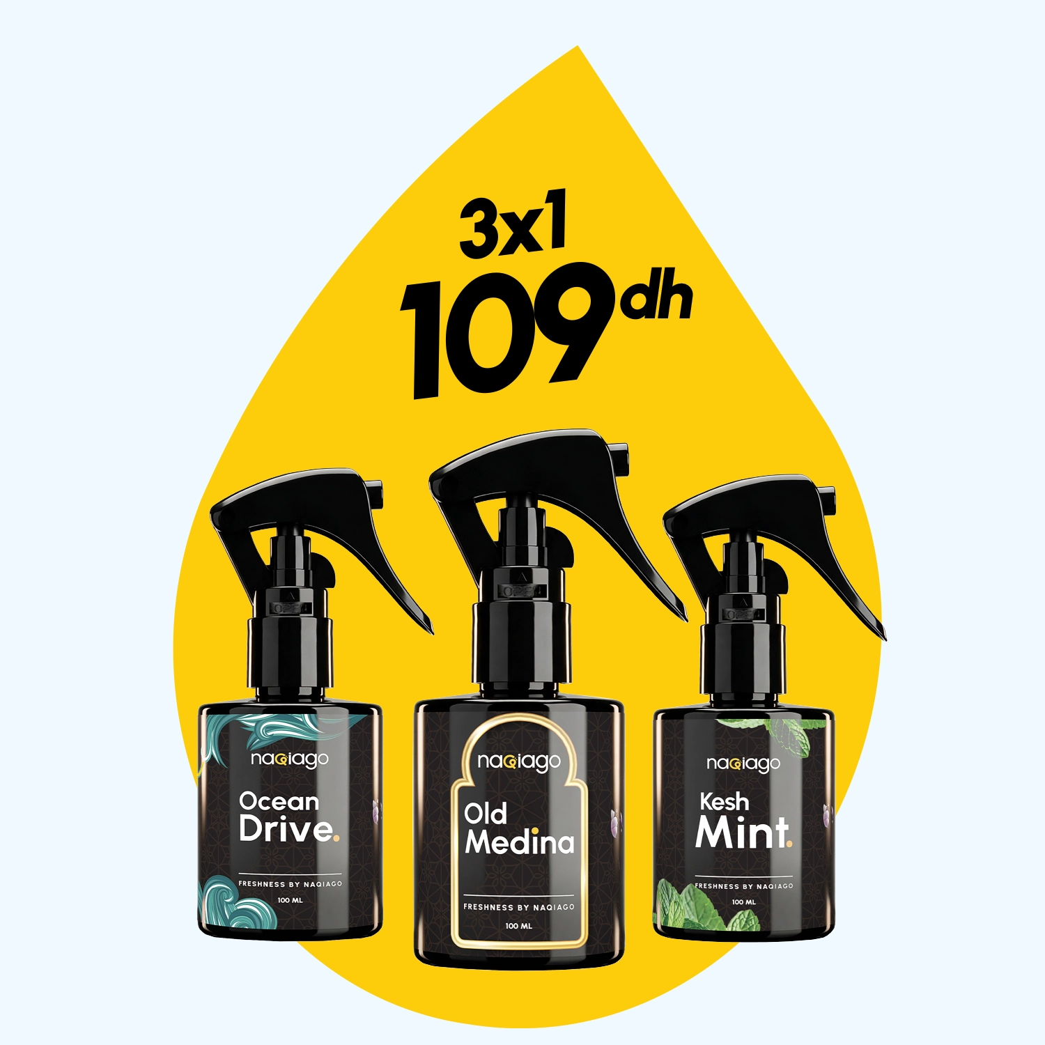 Pack Parfums 3x1 – Fraîcheur Intense & Longue Durée